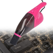 Tragbare pinke USB-Tastatur-Staubsauger, 14,5 cm, starke Saugkraft