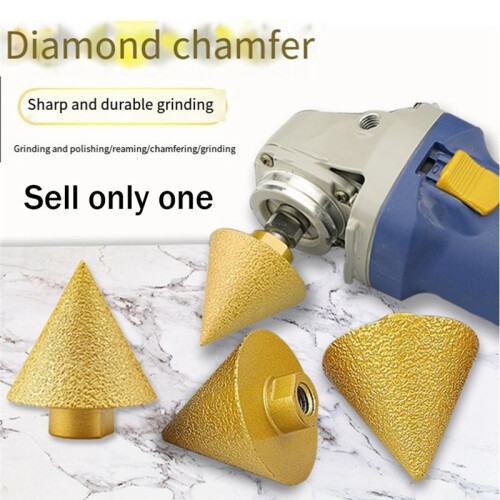 M14 Diamond Chamfer Bits Dia 38mm Milling Tile Cutter Marble Concrete Hole Saw 2
