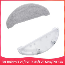 Kit de Remplacement de Tampons en Microfibre et de Supports de Balai pour Aspirateur pour Eve/Eve /Eve Max/Eve CC, Nettoyage Efficace des