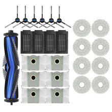 For T50 PRO OMNI / T50 OMNI Robot Vacuum Parts Main Side Brush Mop Cloths HEPA Filters Dust Bags