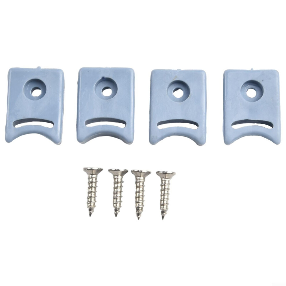 Shower Door Stop 25Mm Plastic Rubber Pulley Bumper Kit With Screws For Noise Reduction And Impact Protection 9455672132954