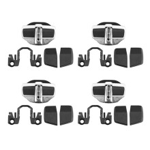 4 Juegos de Protectores de Cerradura de Puerta Estabilizadores de Puerta TRD, Cubiertas de TapóN para Accord CRV HRV