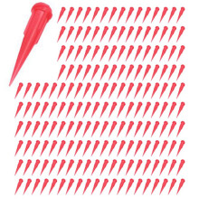 Plastic Tapered Pinhead Glue Dispenser Needle, 25 Gauge, 0.26mm Opening Size, Red (Pack of 2000)
