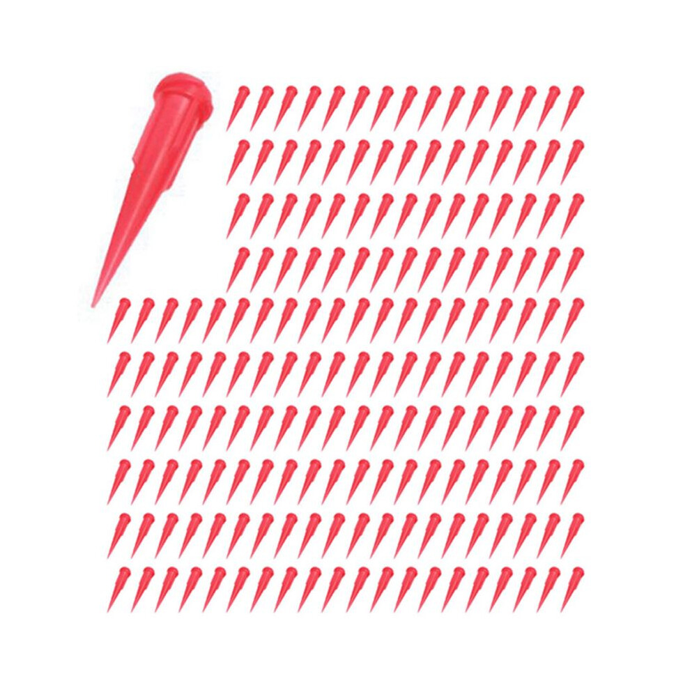 Plastic Tapered Pinhead Glue Dispenser Needle, 25 Gauge, 0.26Mm Opening Size, Red (Pack Of 2000) 6033466533915