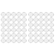 60 Pieces Flower Jar Flower Lid Floral Frog Vase Insert Canning Jar Insert Jar Lid with Square Grids,70mm