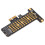 NVMe M.2 to PCIe X1 Risor Card Full Height Baffle Black for Windows Linux OS 12