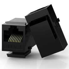 50 Stücke RJ45 Koppler Cat6 Jacks Inline Koppler Buchse Auf Buchse Einsatzkoppler