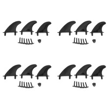 4X Surf Brett Fin Kits Softtop Surf Brett Flossen Schaum Surf Bretter Zubehör für Surf Begeisterte