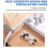 Reusable Cable Ties-50 Pack Heavy-Duty Self-Adhesive Hook & Loop Tape, Multi-Purpose Cord Organizer for Home, Office 2