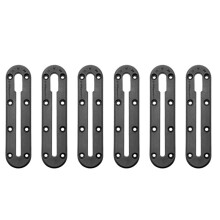 6X Kayak Slide Track Rails Bracket DIY Accessories Fishing Rod Holder Mounting Base Rack Compatible RAM