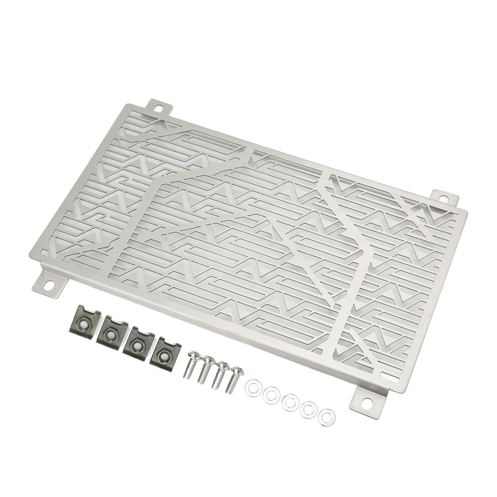 Stainless Steel Motorcycle Radiator Grille For Ninja 250/300/400 2018+ Silver 9471390436037