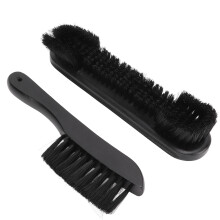Pool Table Cleaning Brush Kit - 9in Pool & 8.5in Rail Nylon Wood Handle