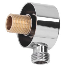 Simple Install Brass Shower Adapter Chrome G1/2 Wall Mounted Connector