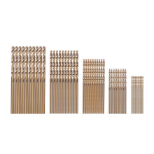 Juego de Brocas de Cobalto M35 Herramientas Drillforce de 50 Piezas, Juego de Brocas Hss-Co de 1-3 Mm, para Taladrar en Acero Endurecido, Hierro