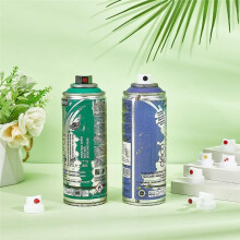 32 St. Ersättningsfärgkapsyler, Universal Aerosolkapsyler med Honmunstycke för Graffitimålning och Gatukonst