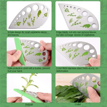Herb Stripper and Cutter, Stainless Steel for Oregano, Rosemary, Thyme, Kale, Etc.1 Pack