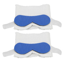 2 pezzi Maschera per occhi in cotone per bambini, protezione dal sole, anti-luce blu, traspirante, regolabile