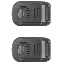 2X DM18EIN Batteriomvandlare Adapter Laddare för för 18V 20V Li-Ion Batteri för Lithium Tool