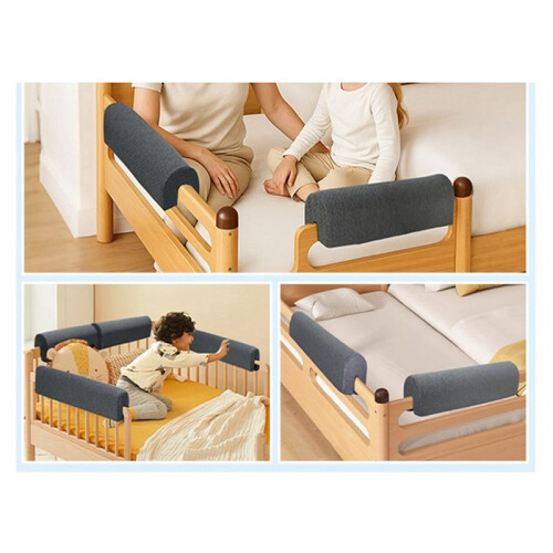 Toddlers' Bed Rail Bumpers Protector, Children'S Bed Guardrail Padding, Soft Cushioned Barrier, Increased Height 2