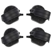 2Paires Pédales De Remplacement Fitness Sangles Noires