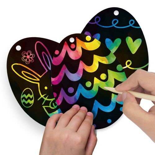 Ensemble de Grattage D'Oeufs de Couleur pour Enfants 1