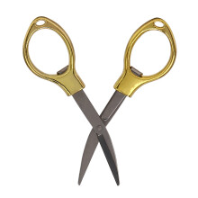 Portable Folding Fishing Scissors Stainless Steel Key Chain Scissors Pocket Scissors Camping Tools Fishing Accessories Tools Bait Fishing Pliers