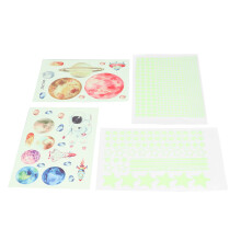 Glowing Star Luminous PVC Wall Sticker 20x28cm for Bedroom & Office