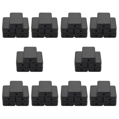 50pcs Waterproof Plastic Electric Project Case Junction Box 55x35x15mm