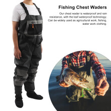 Adult Integrated Waders Bootfoot Waterproof
