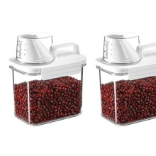 Contenitori per Alimenti con Misurino Snack di Riso Zucchero Noci Contenitore per Alimenti per Animali Domestici Contenitori per Cereali