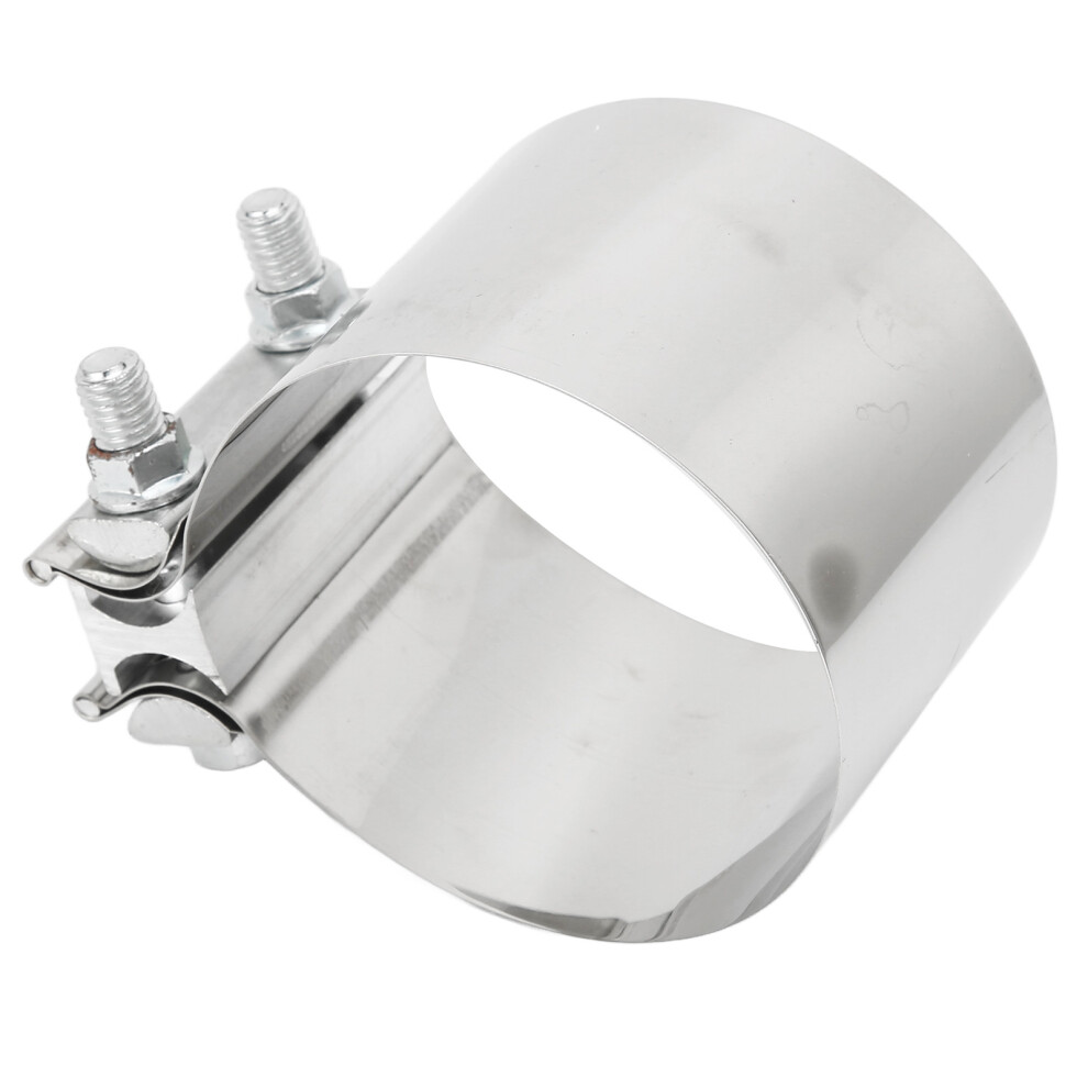 304 Stainless Steel Exhaust Band Clamp 4In/10.16Cm Universal 4921390437459