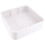 Wall-Mounted Clear Display Case for Figures,Adjustable Display Stand Clear Display Box with Door,White 3