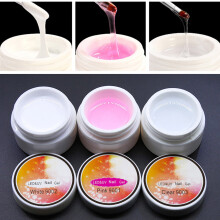 3 Color Nail Builder Gel Set 8g x 3, UV/LED Nail Extension & Hard Gel