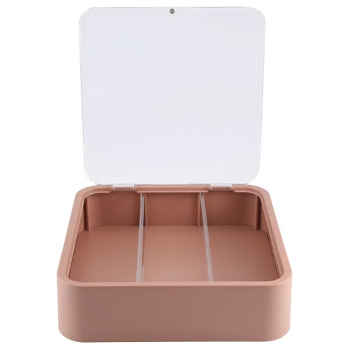 Wall-Mounted Clear Display Case for Figures,Adjustable Display Stand Clear Display Box with Door,Milky Coffee Color 1