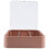 Wall-Mounted Clear Display Case for Figures,Adjustable Display Stand Clear Display Box with Door,Milky Coffee Color 3