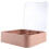 Wall-Mounted Clear Display Case for Figures,Adjustable Display Stand Clear Display Box with Door,Milky Coffee Color 4