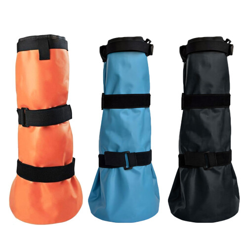Sac étanche réglable pour sabots, botte de trempage-Orange 2