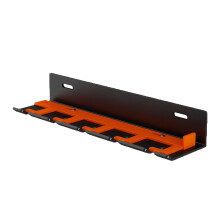Wall Mounted Tool Rack Heavy Duty Steel Power Tool Organizer for Garage with 5 Slots