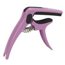 Metal Guitar Capo Tone Adjustment Tool with Pick Holder, Purple
