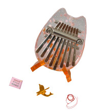Portable Small Kalimba Thumb Piano 8 Keys Acrylic Thumb Piano-4