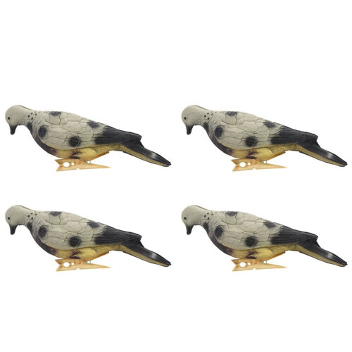 4X Eva Schaum Tauben Simulation KöDer 3D Tauben Ziel Feld Jagd Simulation Lockvogel BogenschießScheibe für Den AußEnbereich