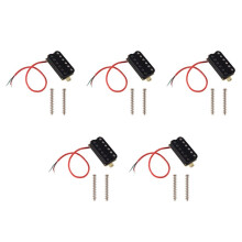 5X Guitare Électrique Humbucker Pick-Ups Pont Alnico V Pick- Noir