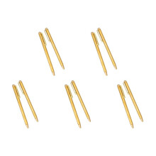 10 ST Dowsing-StäNger, InfäLlbara SpåStavar, BäRbara Pennformade L-Stavar, för SpöKjaktverktyg, SpåVatten Etc.