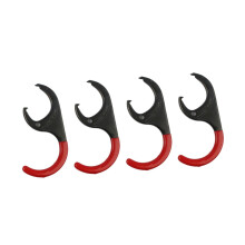 4Pcs Garage Storage Hooks Heavy Duty Claw Type Hangers for Boards Metal Plastic Home Workshop