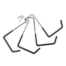 Garage Storage Hooks 4pcs Heavy Duty Wall Mounted SShape for Bike Ladder Tools Sports Equipment