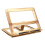 3X Foldable Recipe Book Stand,Wooden Frame Reading Bookshelf,Tablet Pc Support Stand 4