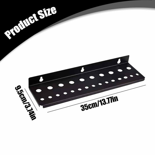 Screwdriver Holder Wall Mounted Tool Organizer Metal Rack for Garage Workshop Space Saving Storage 2