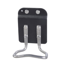 Hammer Holder for Tool Belt with Secure Stainless Steel Hold and OneHanded Access for Carpenters