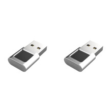 2X USB Fingerprint Scanner Windows Hello Compatible Biometric Reader for Windows 10 and 11 Laptops