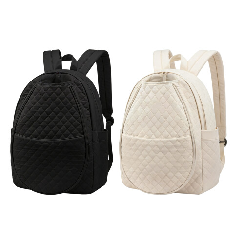 Sac à dos de tennis de grande capacité de polyester de-Noir 1